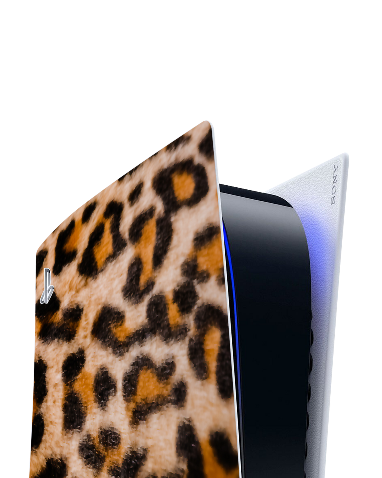 Leopard Pattern Konsolen Aufkleber für Sony PlayStation 5 Digital Edition: Detailansicht