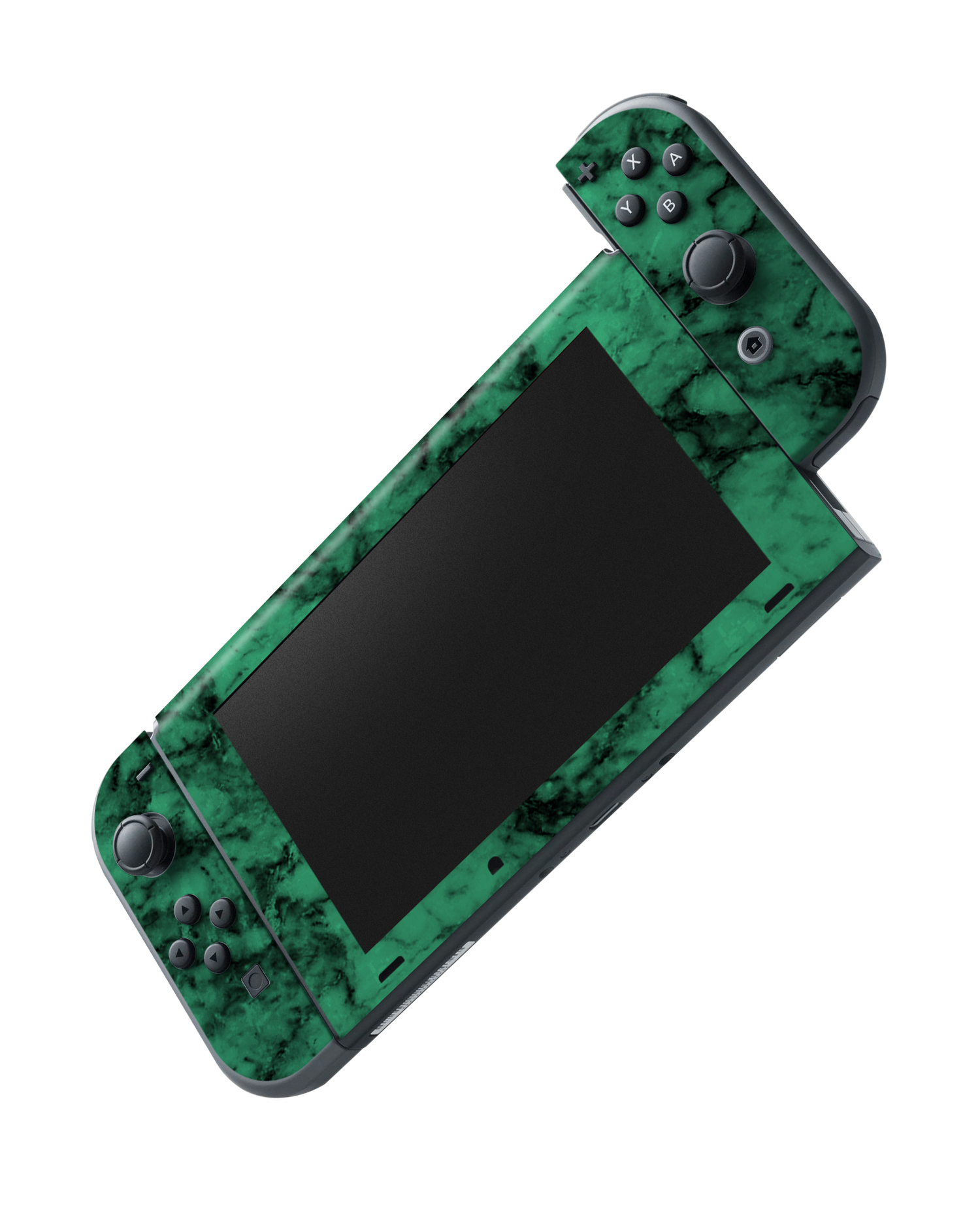 Green Marble Konsolen Aufkleber für Nintendo Switch: Joy-Con wird abgenommen
