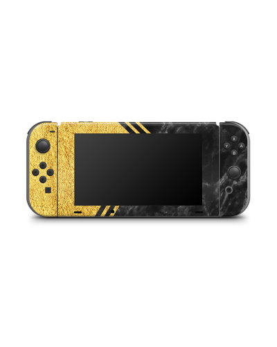 Gold Marble Konsolen Aufkleber für Nintendo Switch