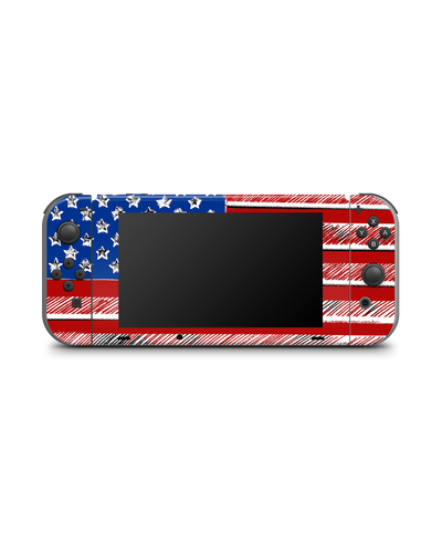 American Flag Color Konsolen Aufkleber für Nintendo Switch