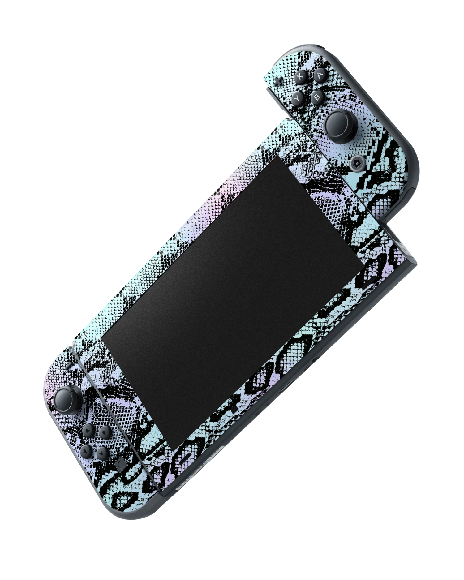 Groovy Snakeskin Konsolen Aufkleber für Nintendo Switch: Joy-Con wird abgenommen