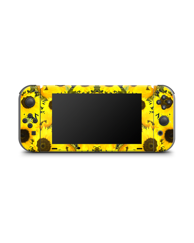 Sunflowers Konsolen Aufkleber für Nintendo Switch