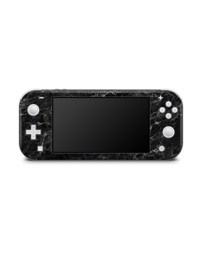 Midnight Marble Konsolen Aufkleber für Nintendo Switch Lite: Frontansicht