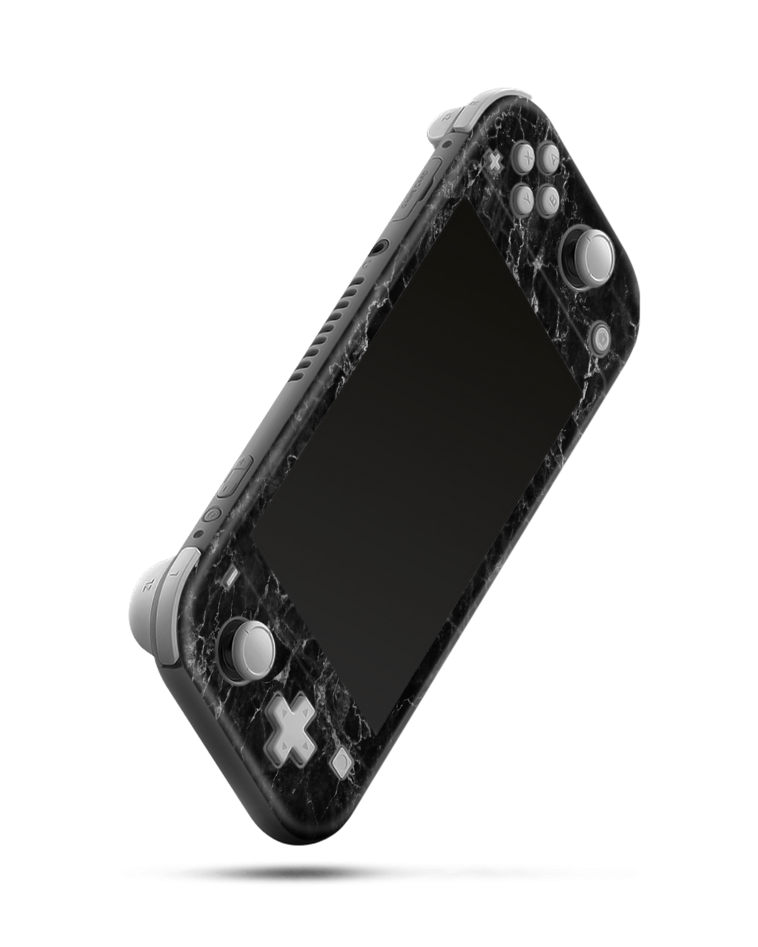 Midnight Marble Konsolen Aufkleber für Nintendo Switch Lite: Seitenansicht