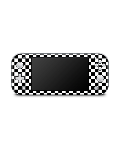 Squares Konsolen Aufkleber für Nintendo Switch Lite: Frontansicht