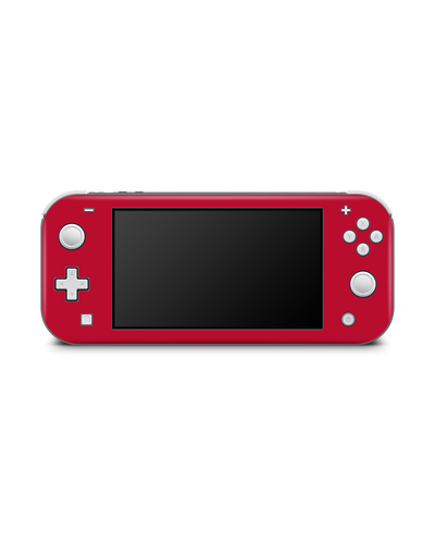 RED Konsolen Aufkleber für Nintendo Switch Lite: Frontansicht