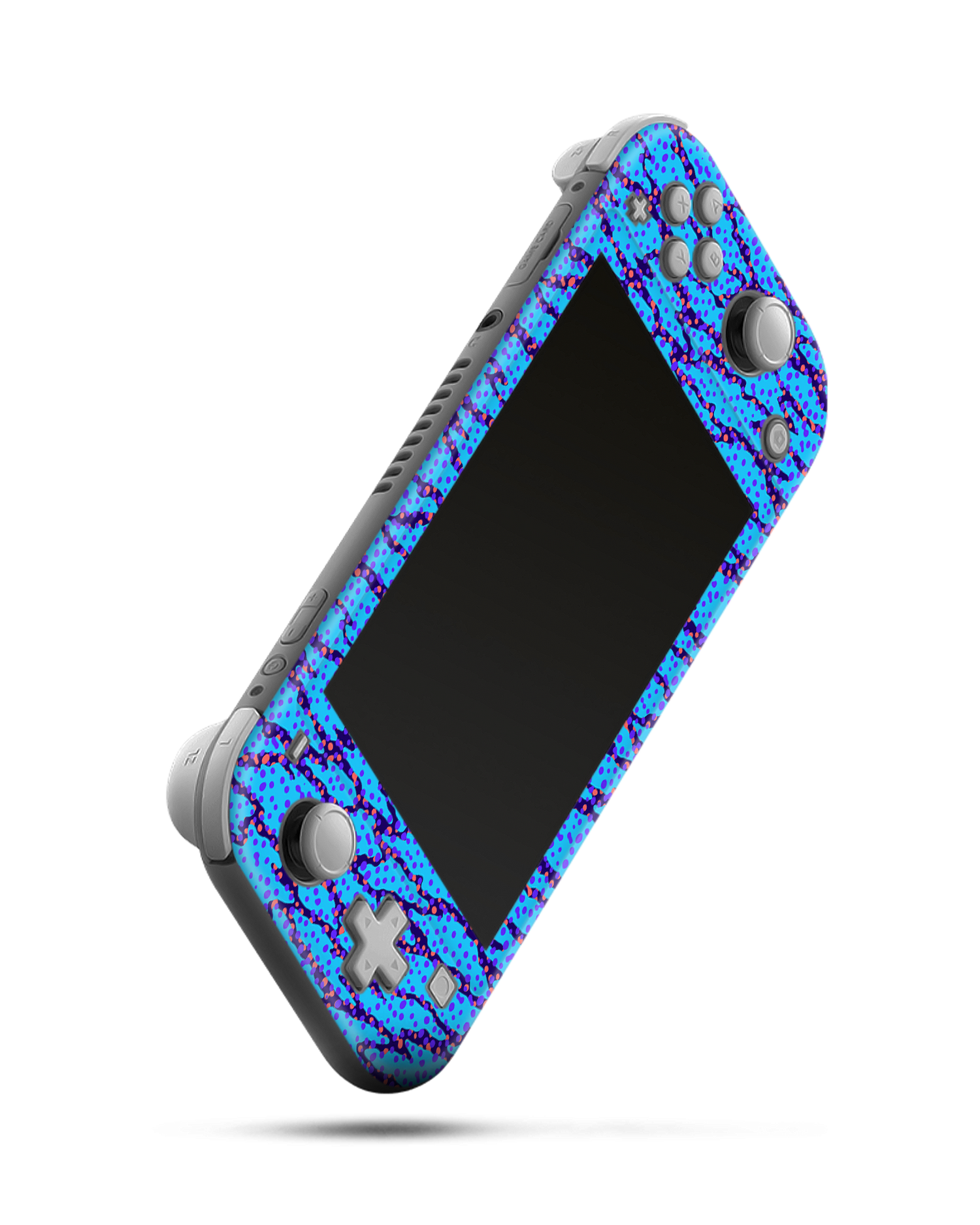 Electric Ocean Konsolen Aufkleber für Nintendo Switch Lite: Seitenansicht
