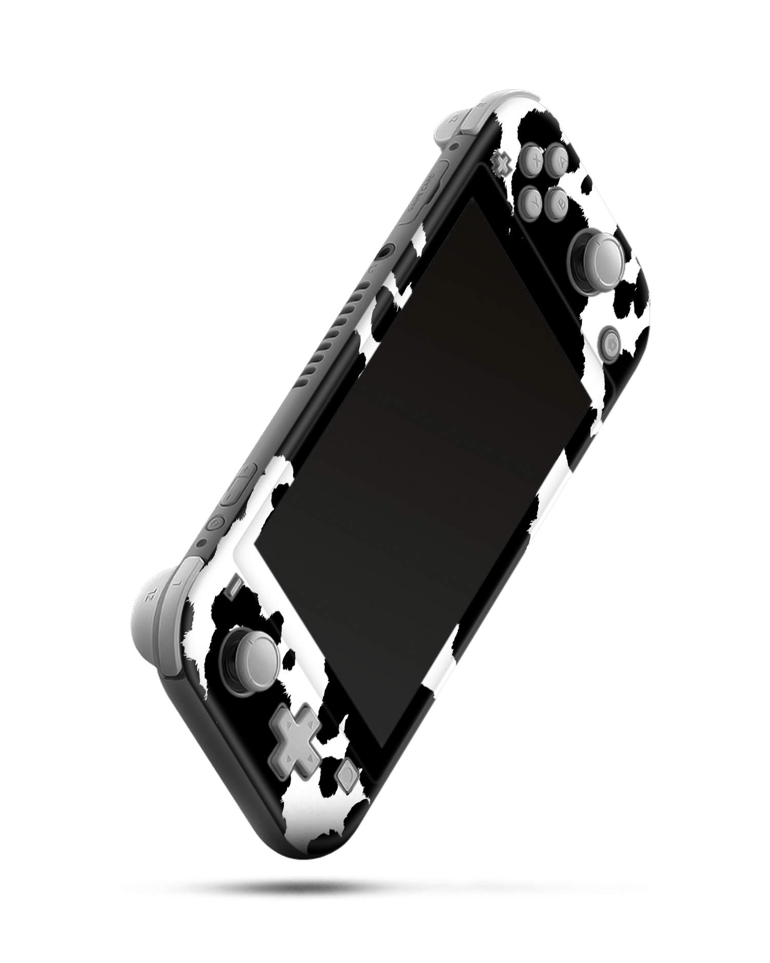 Cow Print Konsolen Aufkleber für Nintendo Switch Lite: Seitenansicht