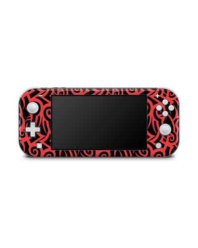 Tribal Pattern Konsolen Aufkleber für Nintendo Switch Lite: Frontansicht