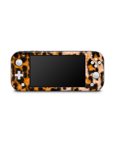 Leopard Pattern Konsolen Aufkleber für Nintendo Switch Lite: Frontansicht