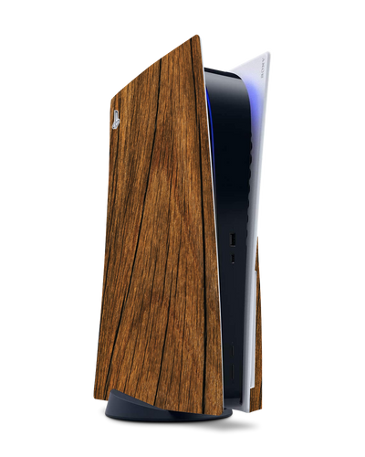 Wood Konsolen Aufkleber für Sony PlayStation 5