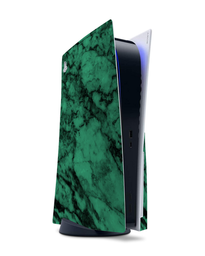 Green Marble Konsolen Aufkleber für Sony PlayStation 5