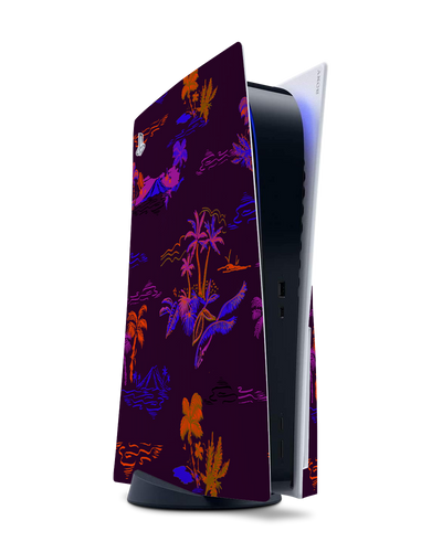 Neon Aloha Konsolen Aufkleber für Sony PlayStation 5