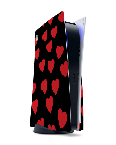 Repeating Hearts Konsolen Aufkleber für Sony PlayStation 5