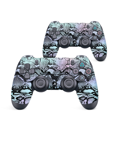 Groovy Snakeskin Konsolen Aufkleber für Sony PlayStation 4 Controller: Seitenansicht