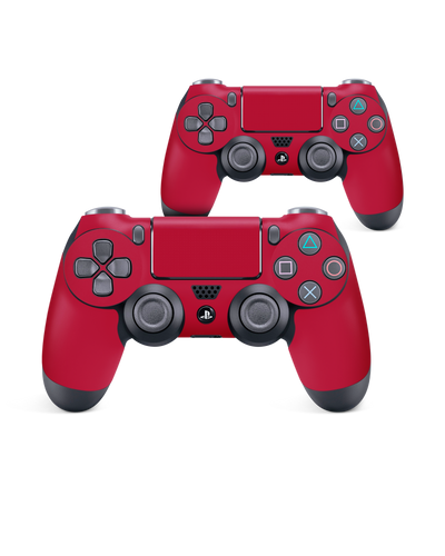 RED Konsolen Aufkleber für Sony PlayStation 4 Controller: Seitenansicht