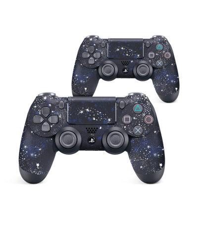 Starry Night Sky Konsolen Aufkleber für Sony PlayStation 4 Controller: Seitenansicht