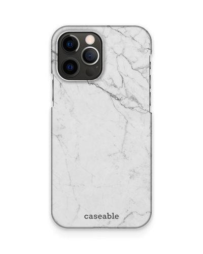 White Marble Hardcase Handyhülle Apple iPhone 12, Apple iPhone 12 Pro