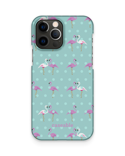 Two Flamingos Hardcase Handyhülle Apple iPhone 12, Apple iPhone 12 Pro
