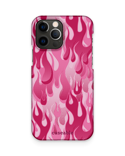 Pink Flames Hardcase Handyhülle Apple iPhone 12, Apple iPhone 12 Pro