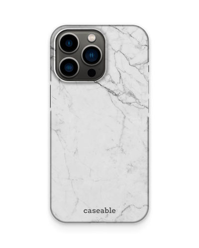 White Marble Hardcase Handyhülle Apple iPhone 13 Pro