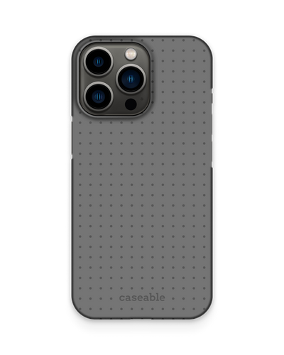 Dot Grid Grey Hardcase Handyhülle Apple iPhone 13 Pro