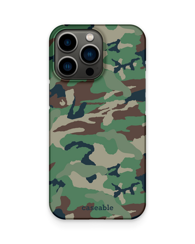 Green and Brown Camo Hardcase Handyhülle Apple iPhone 13 Pro