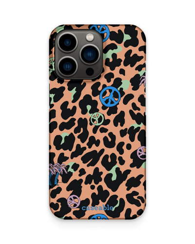 Leopard Peace Palms Hardcase Handyhülle Apple iPhone 13 Pro