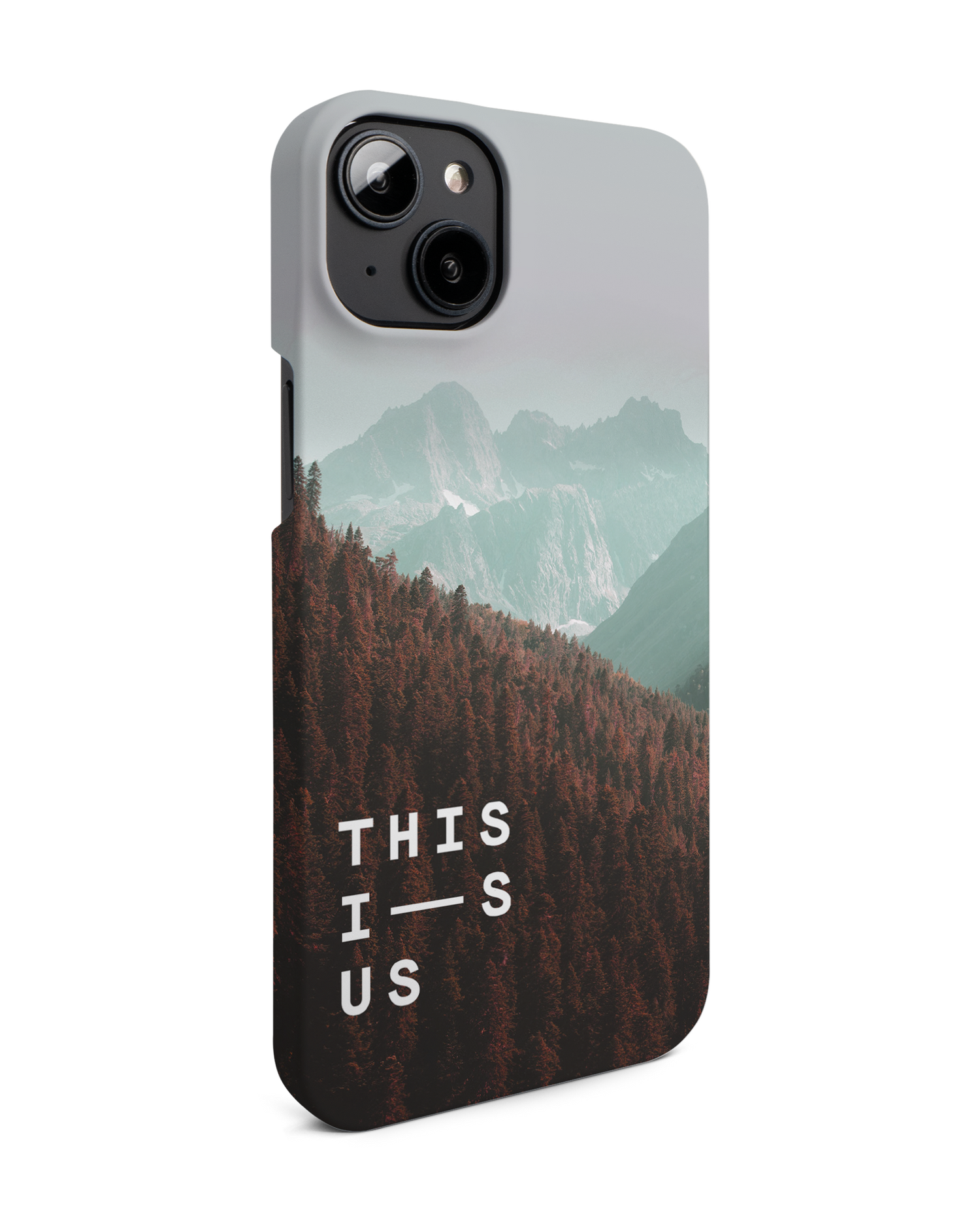 Into the Woods Hardcase Handyhülle für Apple iPhone 14 Plus: Seitenansicht links