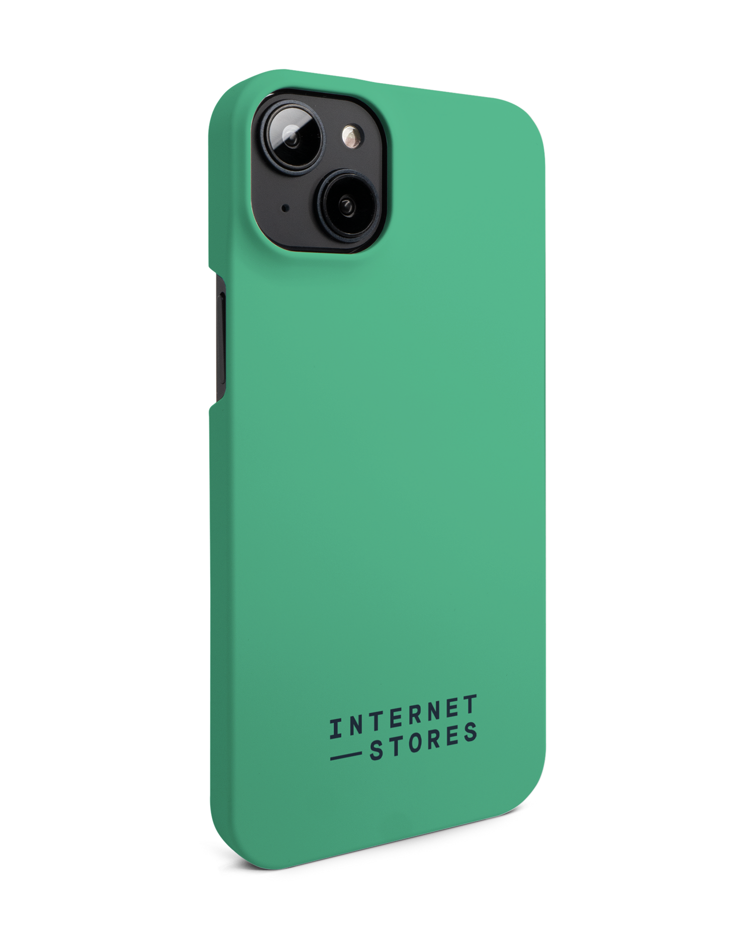 ISG Neon Green Hardcase Handyhülle für Apple iPhone 14 Plus: Seitenansicht links