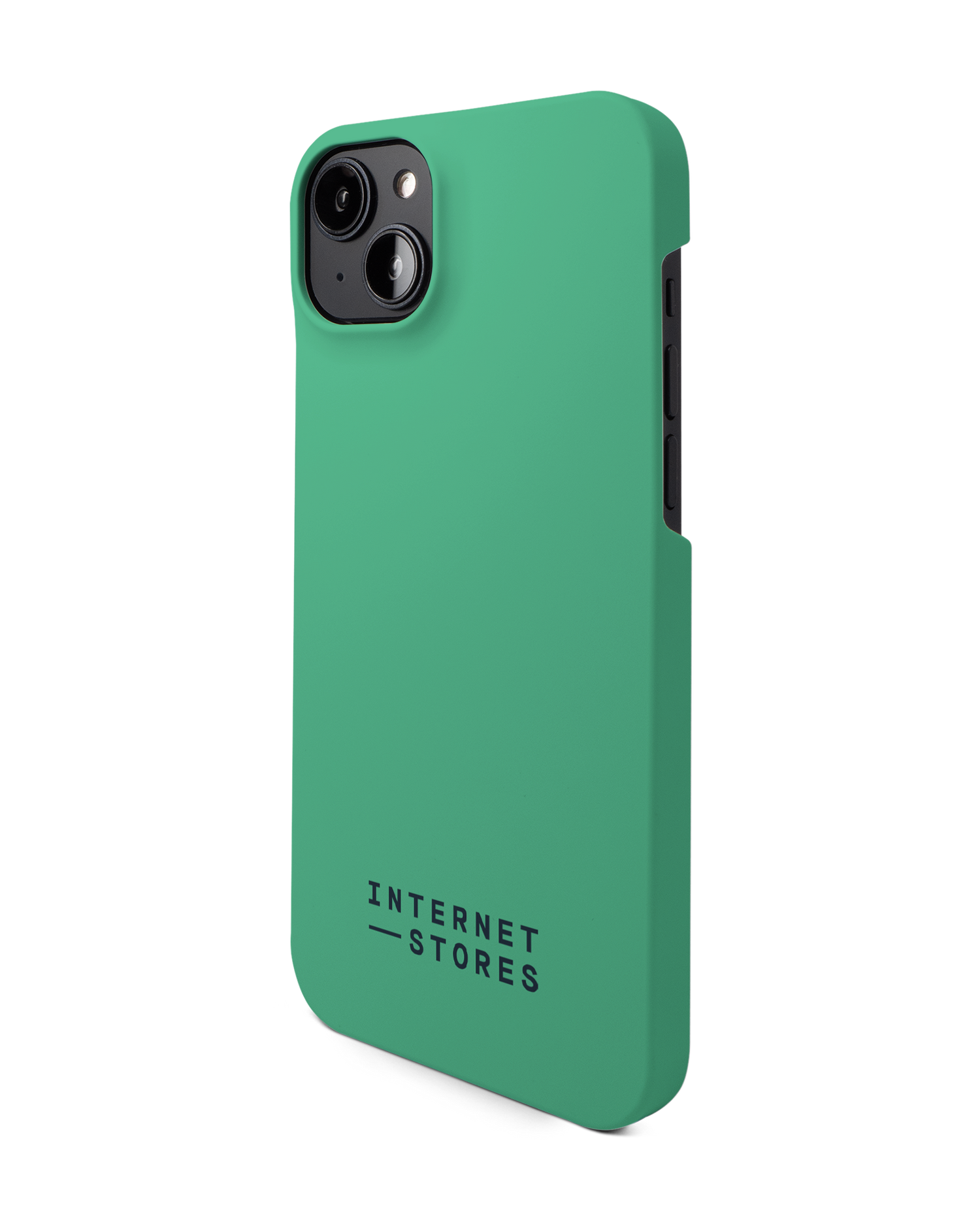 ISG Neon Green Hardcase Handyhülle für Apple iPhone 14 Plus: Seitenansicht rechts