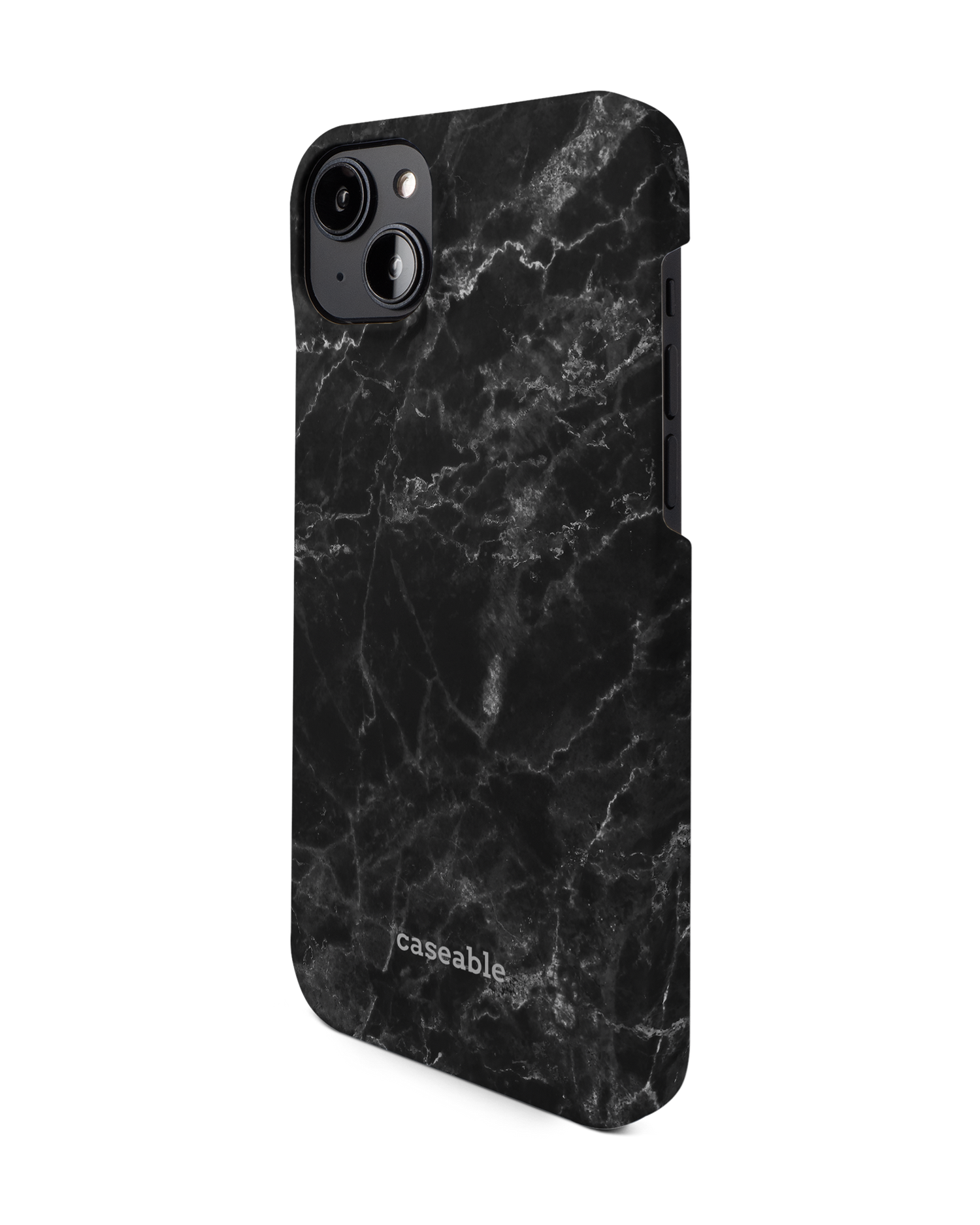 Midnight Marble Hardcase Handyhülle für Apple iPhone 14 Plus: Seitenansicht rechts