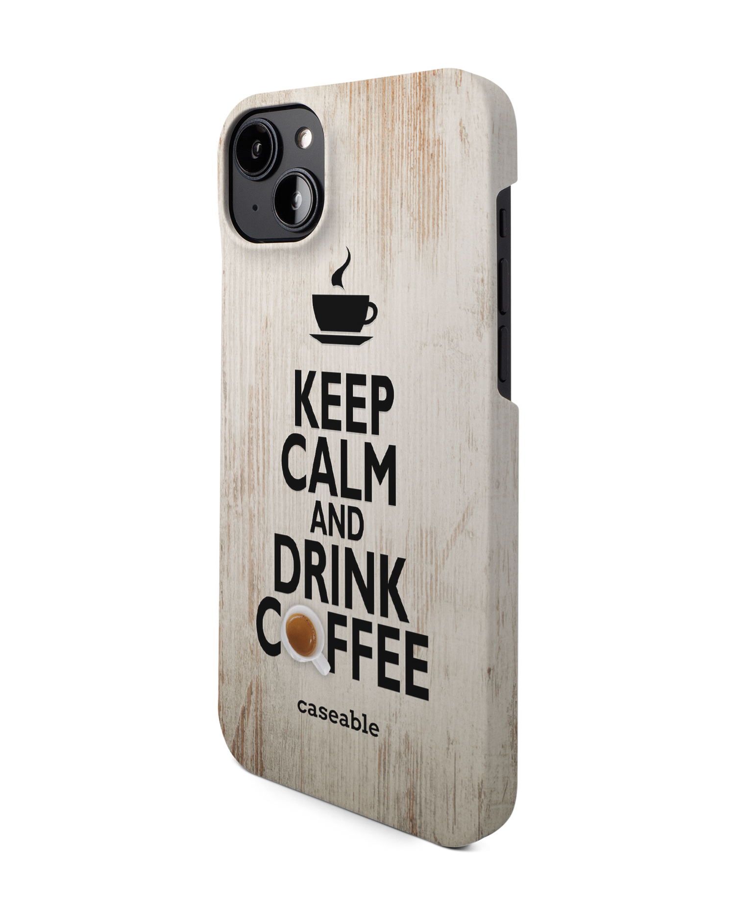 Drink Coffee Hardcase Handyhülle für Apple iPhone 14 Plus: Seitenansicht rechts