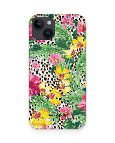 Tropical Cheetah Hardcase Handyhülle für Apple iPhone 14 Plus