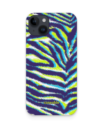 Neon Zebra Hardcase Handyhülle für Apple iPhone 15 Plus