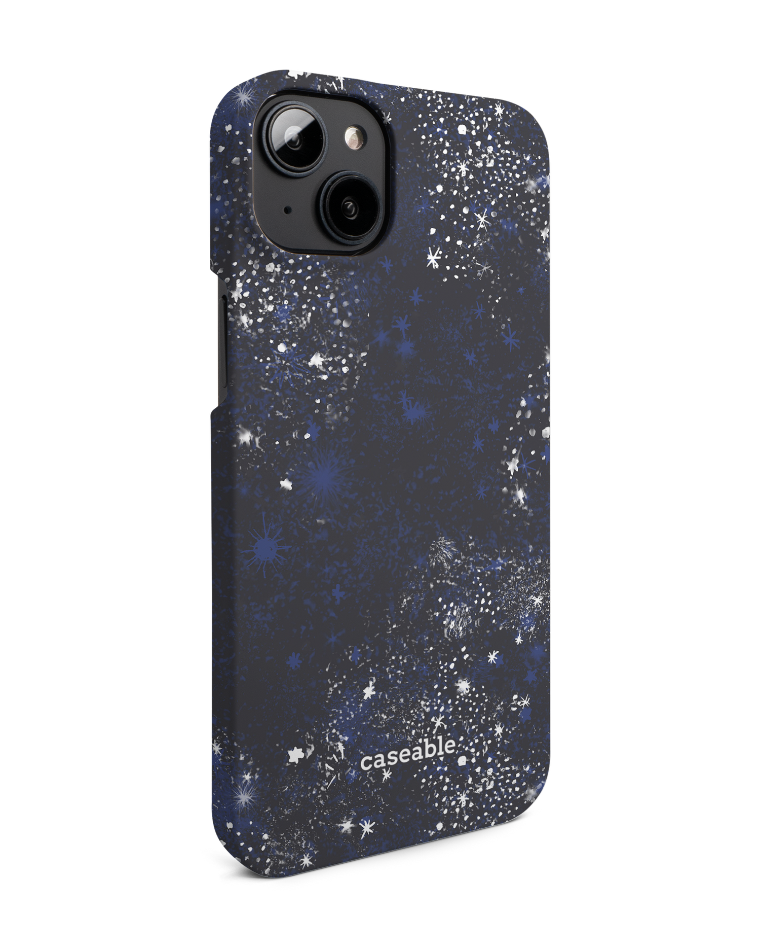 Starry Night Sky Hardcase Handyhülle für Apple iPhone 14 Plus: Seitenansicht links