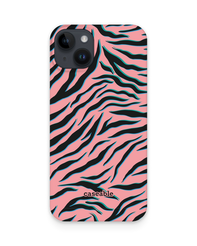 Pink Zebra Hardcase Handyhülle für Apple iPhone 14 Plus