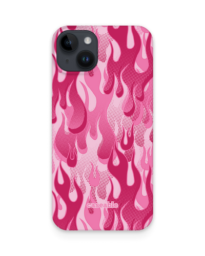 Pink Flames Hardcase Handyhülle für Apple iPhone 15 Plus