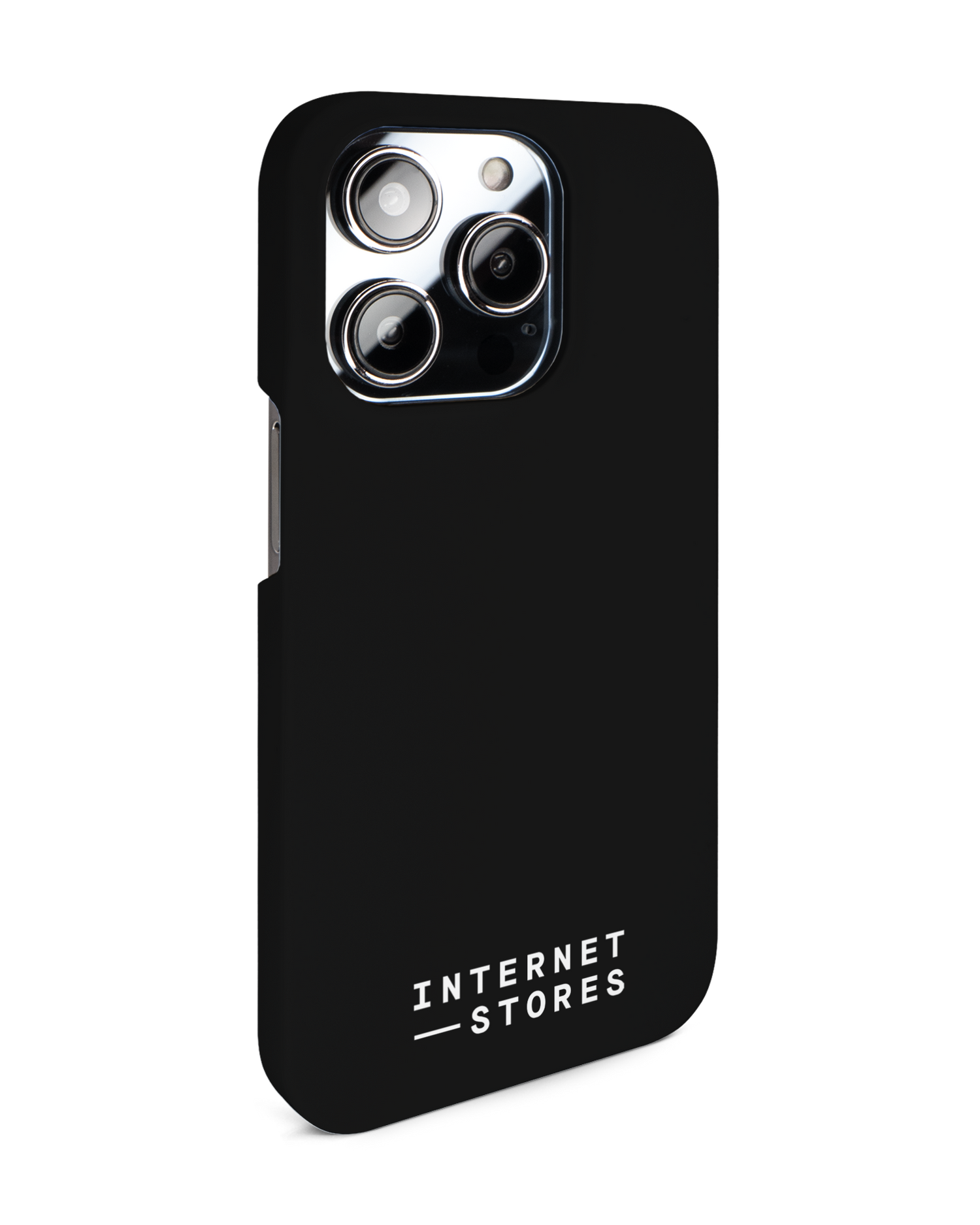 ISG Black Hardcase Handyhülle für Apple iPhone 14 Pro: Seitenansicht links