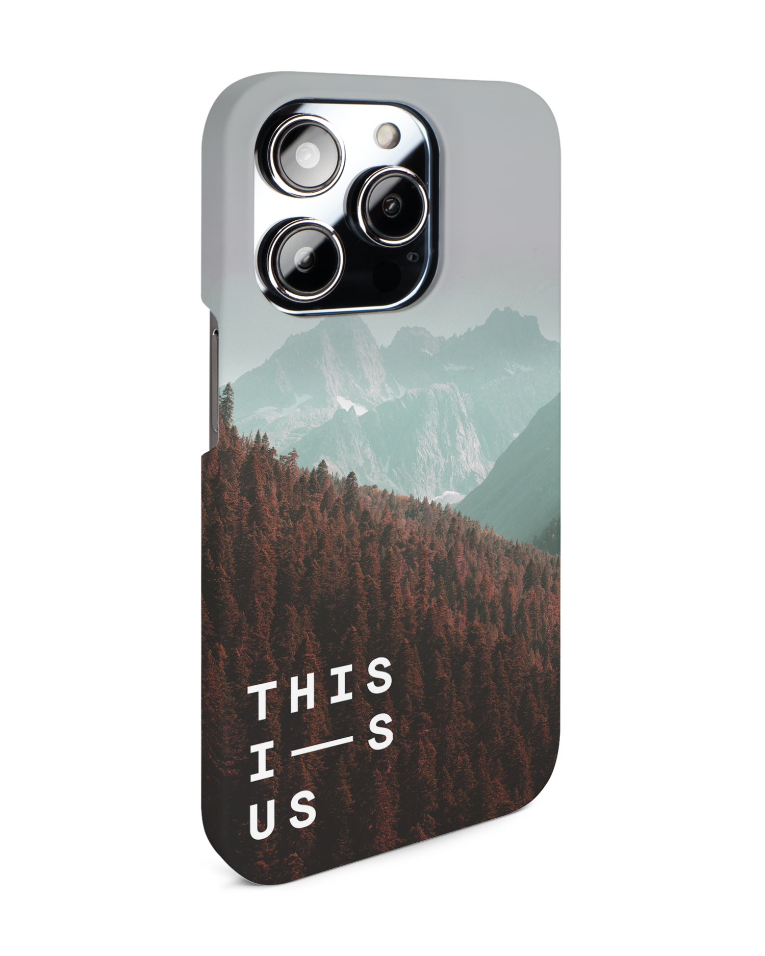 Into the Woods Hardcase Handyhülle für Apple iPhone 14 Pro: Seitenansicht links