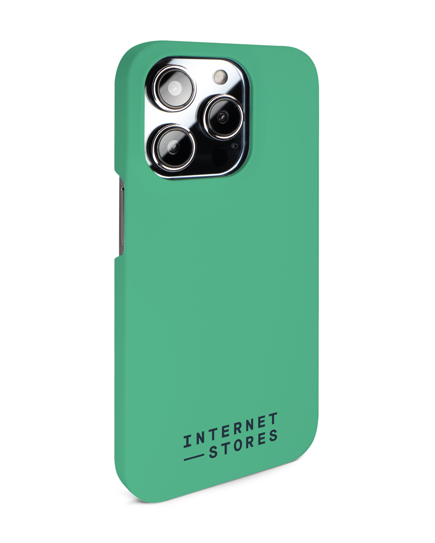 ISG Neon Green Hardcase Handyhülle für Apple iPhone 14 Pro: Seitenansicht links