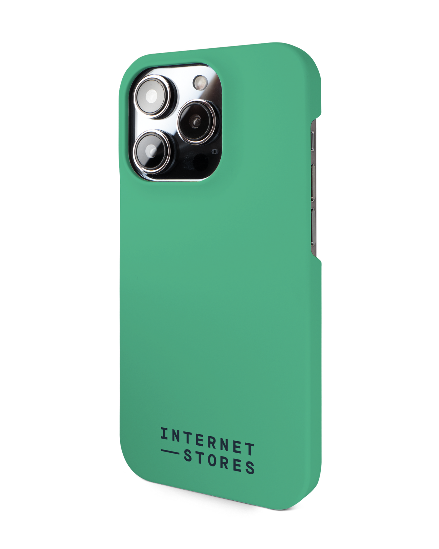 ISG Neon Green Hardcase Handyhülle für Apple iPhone 14 Pro: Seitenansicht rechts