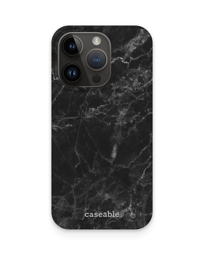 Midnight Marble Hardcase Handyhülle für Apple iPhone 14 Pro