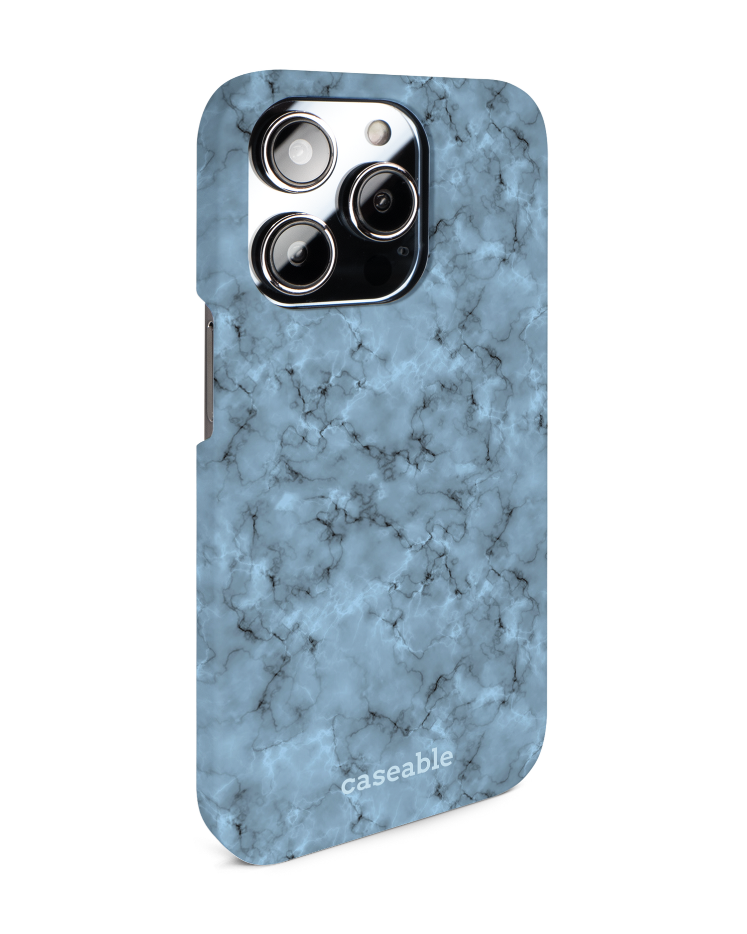 Blue Marble Hardcase Handyhülle für Apple iPhone 14 Pro: Seitenansicht links