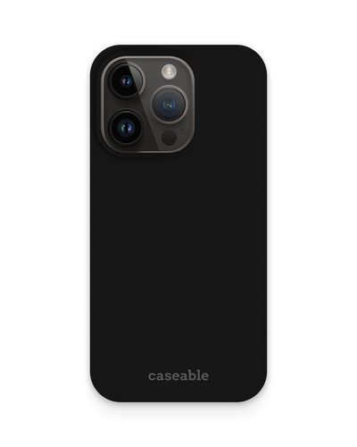 BLACK Hardcase Handyhülle für Apple iPhone 15 Pro