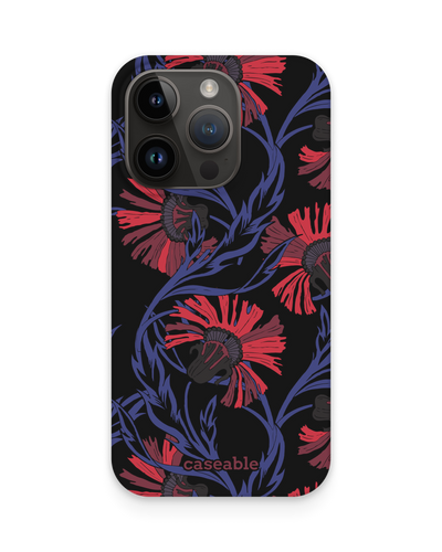 Midnight Floral Hardcase Handyhülle für Apple iPhone 15 Pro