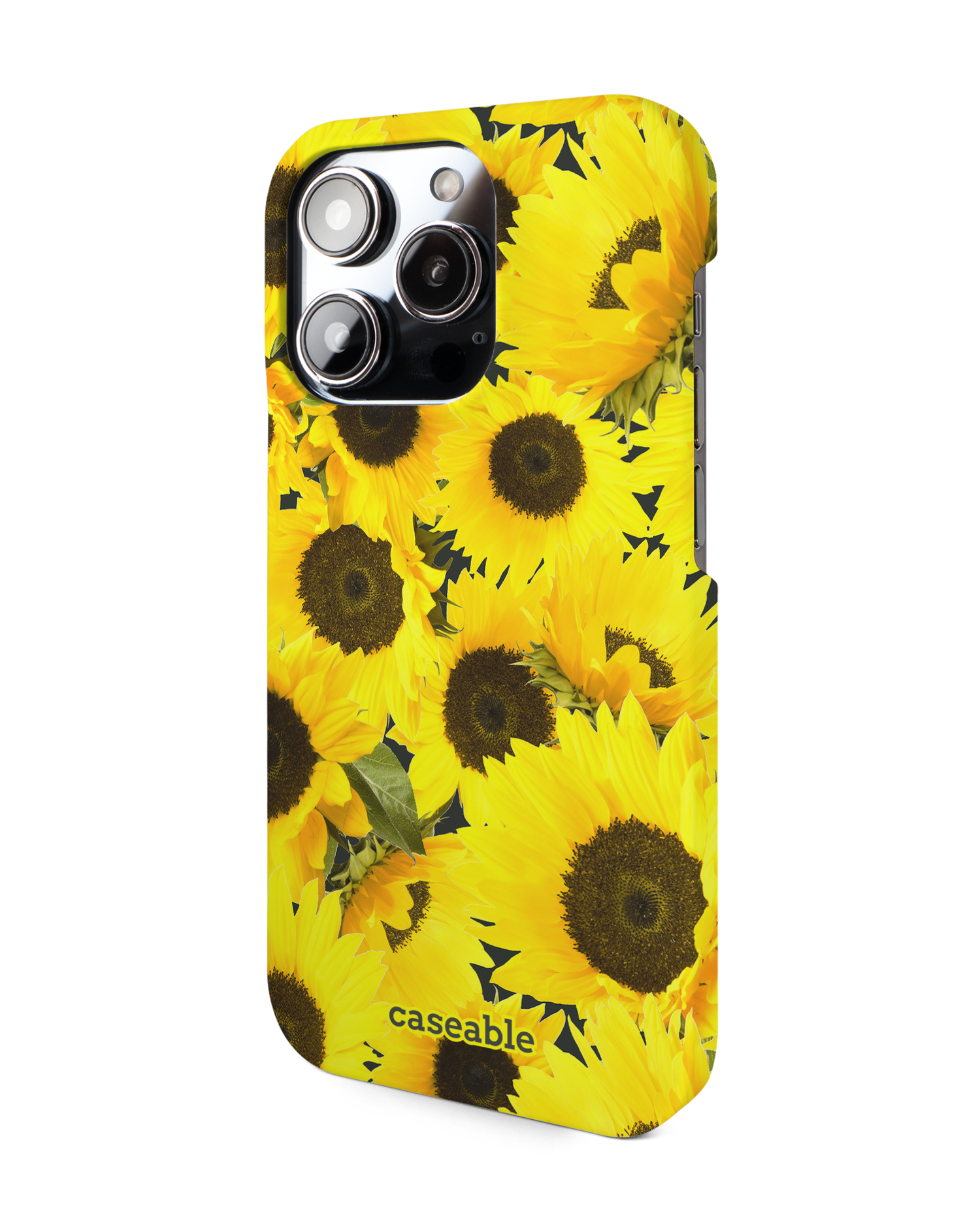 Sunflowers Hardcase Handyhülle für Apple iPhone 14 Pro: Seitenansicht rechts