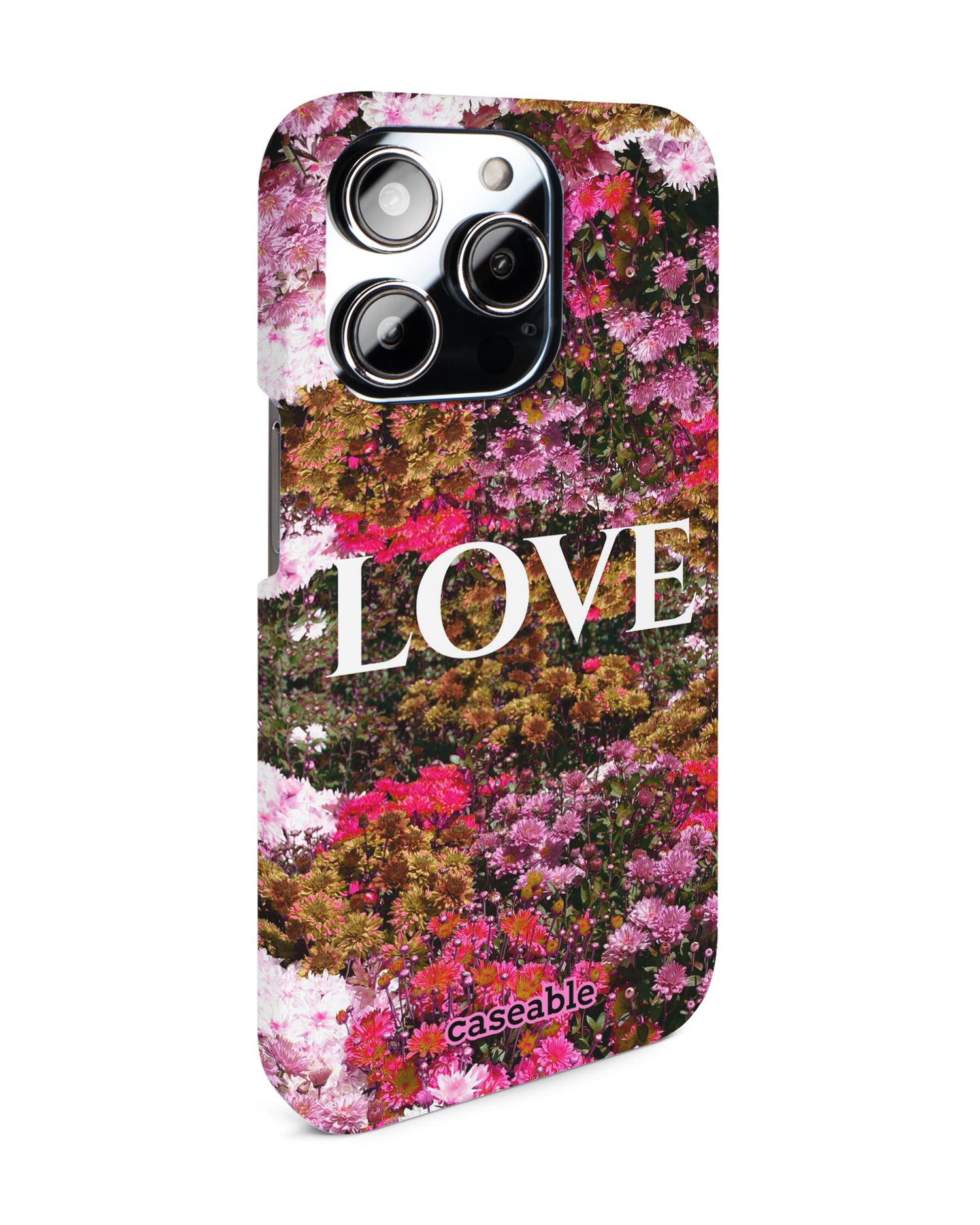 Luxe Love Hardcase Handyhülle für Apple iPhone 14 Pro: Seitenansicht links
