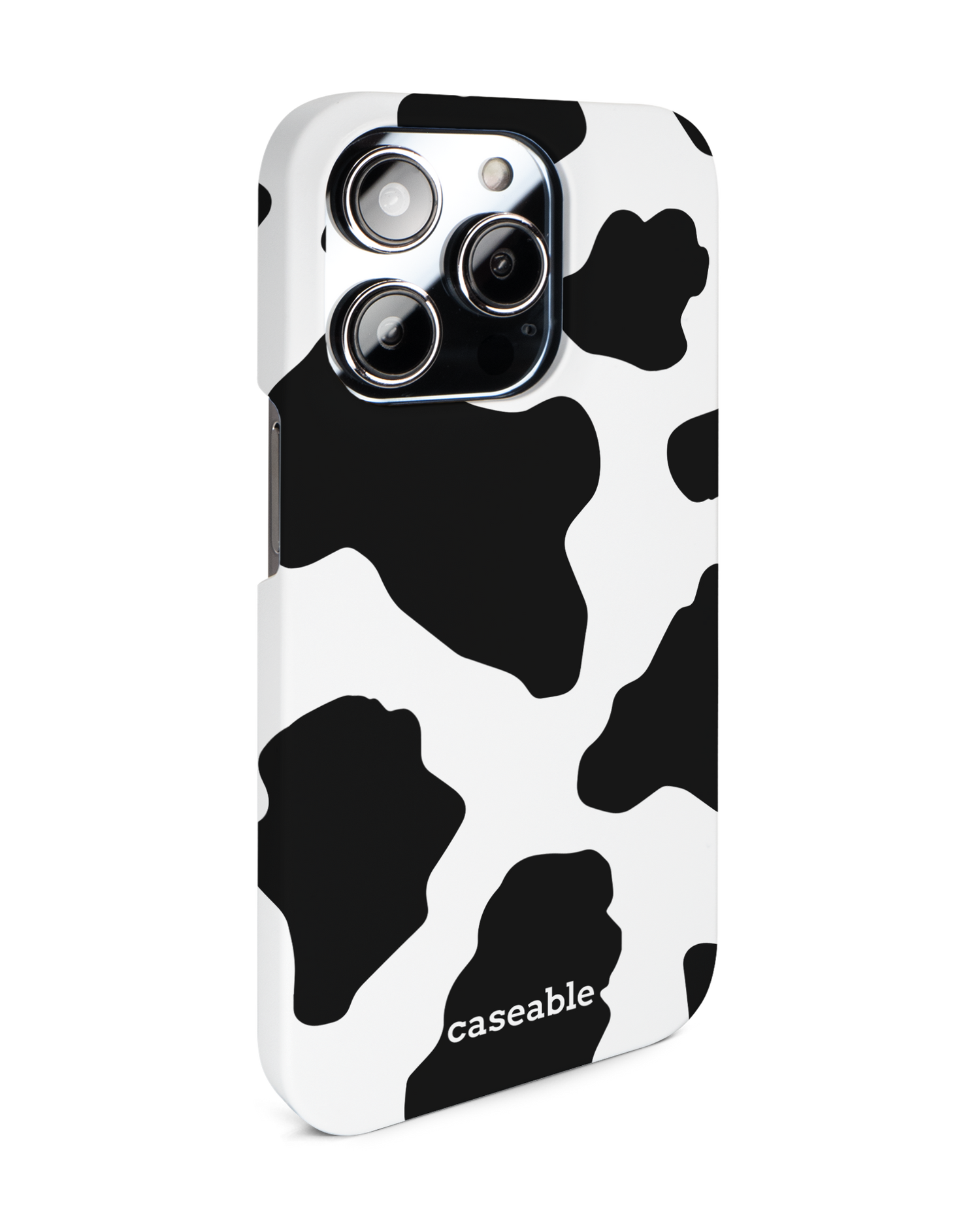 Cow Print 2 Hardcase Handyhülle für Apple iPhone 14 Pro: Seitenansicht links