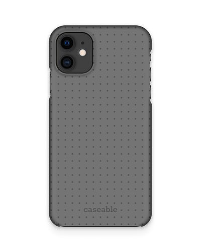 Dot Grid Grey Hardcase Handyhülle Apple iPhone 11